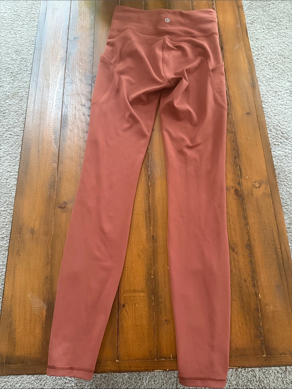 lululemon athletica Rust/Brick Red Leggings